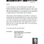 Justin Oberholtzer, Welcome Letter, Killer Pre-Listing Presentation